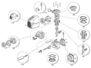 Набор клапанных пластин