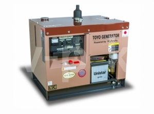 Дизельный генератор TOYO TKV-7.5SPC  фото