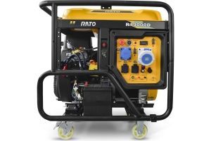 Бензиновый генератор  R19000D электростартер + колесный комплект Бензиновый генератор  R19000D электростартер + колесный комплект
