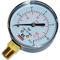 манометр  M063-R40, пневматический манометр  M063-R40, манометр для компрессора  M063-R40