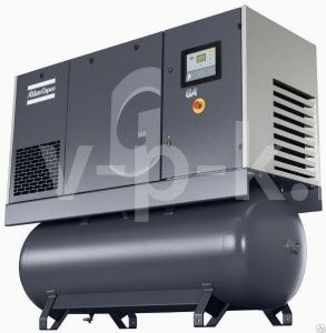 Винтовой компрессор Atlas Copco GA 5 10 FF с ресивером Винтовой компрессор Atlas Copco GA 5 10 FF с ресивером фото
