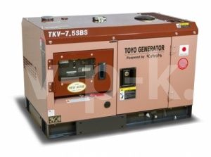 Дизельный генератор TOYO TKV-7.5SBS  фото