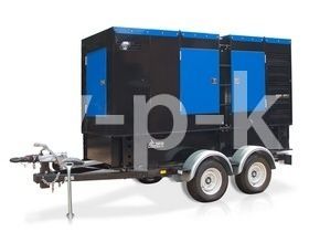 Дизельный генератор ТСС АД-40С-Т400-1РКМ19 в шумозащитном кожухе на прицепе