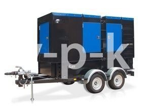 Дизельный генератор ТСС АД-100С-Т400-1РМ1 в шумозащитном кожухе на прицепе  передвижной фото