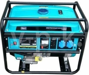 Бензиновый генератор Wert G 6500D Бензиновый генератор Wert G 6500D