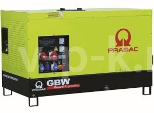 Дизельный генератор PRAMAC GBW30Y 3-фазный в кожухе  фото