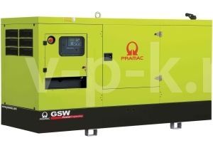 Дизельный генератор PRAMAC GSW150P 3-фазный в кожухе  фото