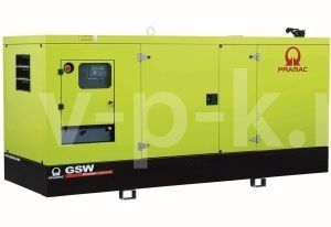 Дизельный генератор PRAMAC GSW170D 3-фазный в кожухе  фото