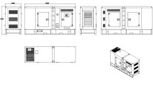 Дизельный генератор ТСС АД-100С-Т400-1РКМ9 в шумозащитном кожухе 018613 фото
