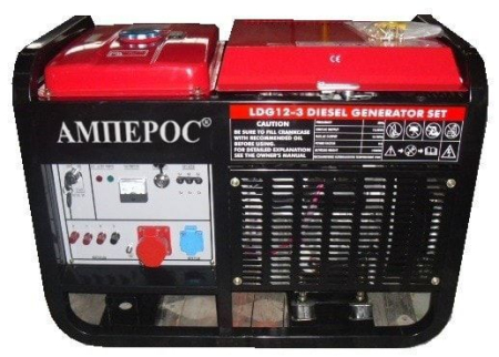 Дизельный генератор Leega LDG12-3 E стартер