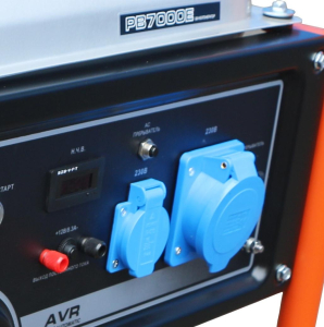 Бензиновый генератор Zongshen PB 7000 E  переносной фото