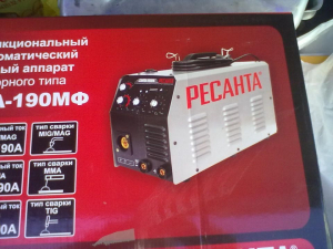 Сварочные инверторы MIG-MAG Ресанта САИПА-190МФ (многофункциональный) фото