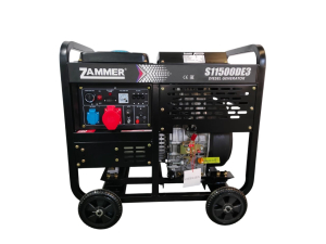 Дизельный генератор Zammer S11500DE3 - 9,5кВт S11500DE3 передвижной фото