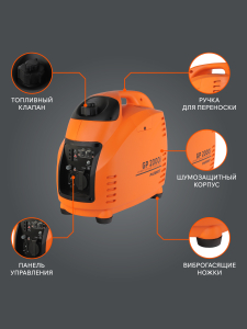 Бензиновый генератор PATRIOT GP 2000 i 474101035 мини фото