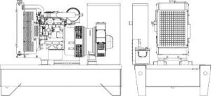 Дизельный генератор Onis Visa D 41 B  стационарный фото