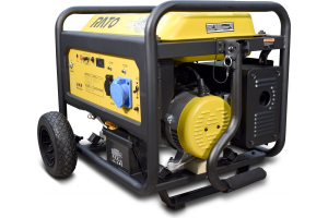 Бензиновый генератор RATO R8500D электростартер + колесный комплект  для дачи фото