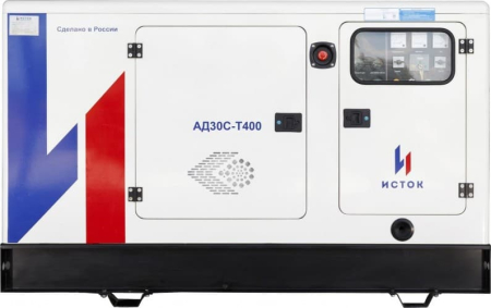 Дизельный генератор  АД30С-Т400-РПМ35 в кожухе