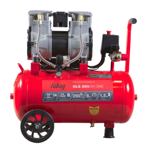 Поршневой компрессор Fubag OLS 250/24 CM2 + Пневмопистолет для накачки в ПОДА фото