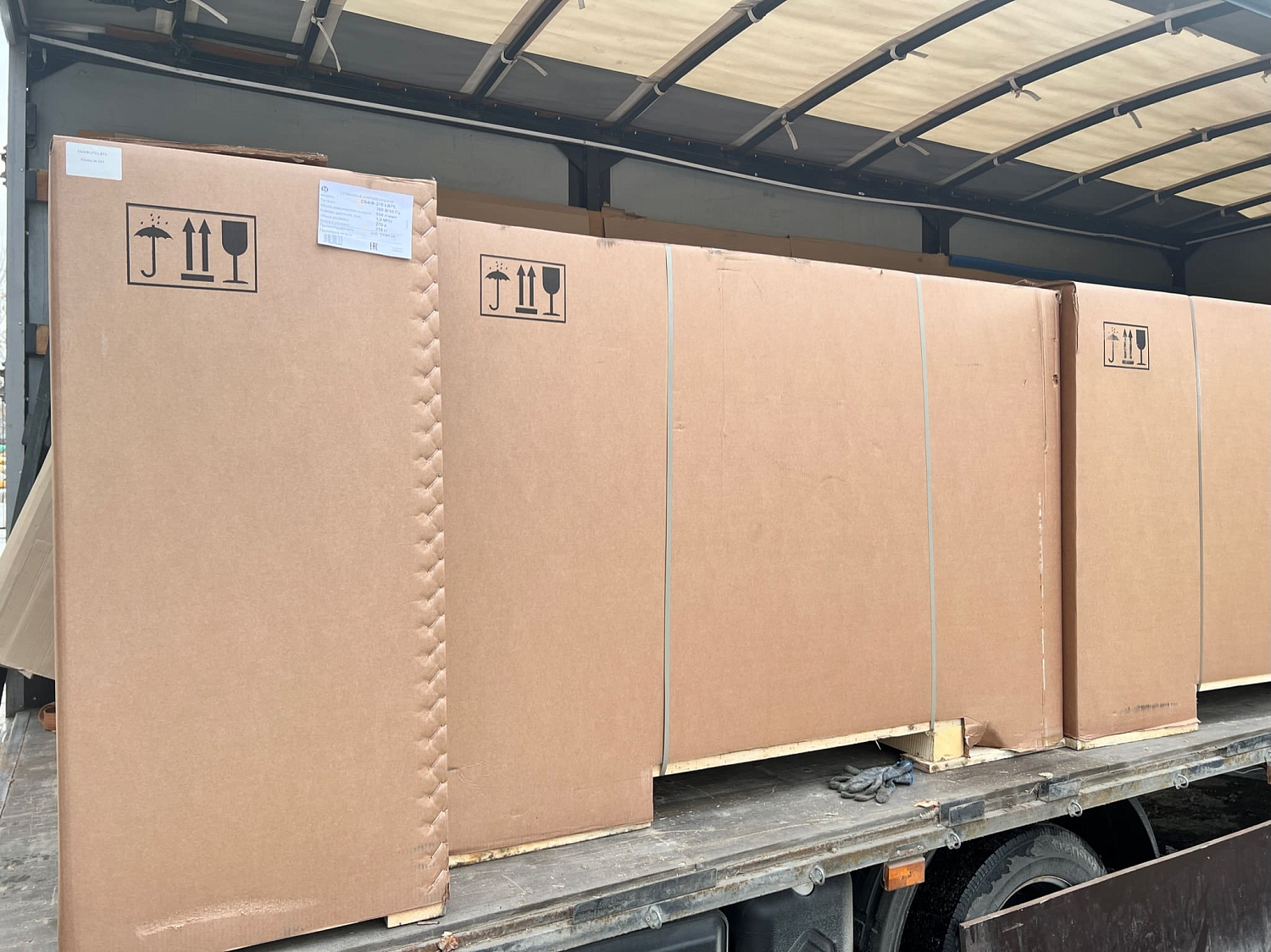 Отгрузка поршневых компрессоров REMEZA СБ4/Ф-270.LB75 в г. Волгоград