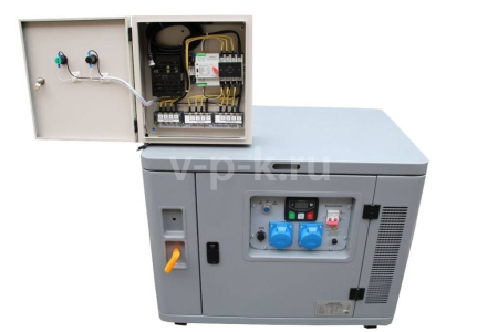 Бензиновый генератор Leega LT15000ME в кожухе с АВР