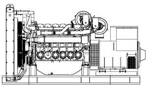 Дизельный генератор Onis Visa P 730 U  стационарный фото