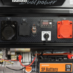 Бензиновый генератор DAEWOO GDA 7500 DPE-3 GDA 7500 DPE-3 переносной фото