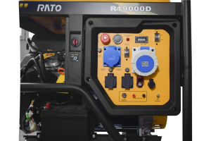Бензиновый генератор RATO R19000D электростартер + колесный комплект  Бензиновый генератор RATO R19000D электростартер + колесный комплект  фото