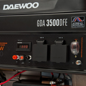 Бензиновый генератор DAEWOO GDA 3500 DFE GDA 3500 DFE для дачи Бензиновый генератор DAEWOO GDA 3500 DFE GDA 3500 DFE для дачи фото