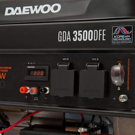 Бензиновый генератор DAEWOO GDA 3500 DFE Бензиновый генератор DAEWOO GDA 3500 DFE