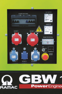 Дизельный генератор PRAMAC GDW65P  3-фазный в кожухе  фото