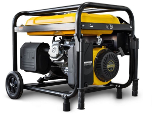 Бензиновый генератор RATO R6000E-L2W электростартер + колесный комплект  для дачи фото