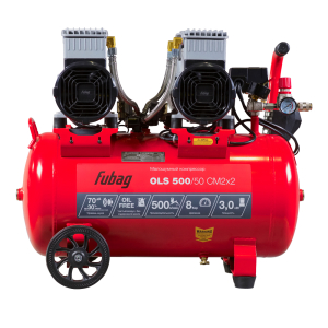 Поршневой компрессор Fubag OLS 500/50 CM2х2 + Набор пневмоинструмента Basic S1000 (3 предмета) в ПОДАРОК 646074_120111 фото